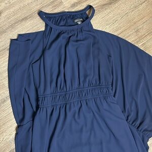 Saks Fifth Avenue| Navy Blue Maxi Dress sz 6